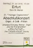 Konzertprogramm Erfurt 2016 (Front, Abschlusskonzert Festival 