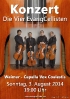Konzertplakat Weimar (2014)