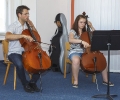 Markus beim Cello- und Kammermusik-Workshop der Vier EvangCellisten (21. & 22.07.2013) innerhalb der 