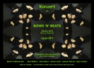 Konzertteil-Plakat für Bows 'n' Beats innerhalb des Eröffnungs-Triptychons der 