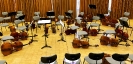 Pause beim Cello-Orchester-Workshop der 