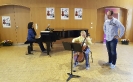 Mathias & Violetta Köhn (Kl) während der Cello- und Kammermusikkurse innerhalb der 