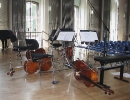 Zwischen den Aufnahmen zur Promo-CD mit dem Tonstudio der Hochschule für Musik FRANZ LISZT Weimar im Juli 2009 (Foto: Archiv)