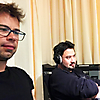 Lukas & Markus am 31.08.2023 im Tonstudio in Weimar bei der Produktion der neuen CD (Foto: Archiv)