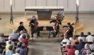 Die Vier EvangCellisten in der Christkönigskirche in Fürth 2014 (Foto: Archiv)
