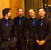 Die Vier EvangCellisten in Hannover nach ihrem Release-Konzert der CD 