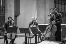 Die Vier EvangCellisten bei ihrem Konzert in der Liebfrauenkirche Ravensburg innerhalb der 