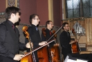 Die Vier EvangCellisten während ihres Konzertes am 03.08.2014 in Weimar (Foto: Stefan Schmidt 